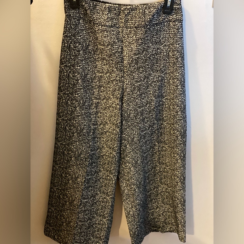 Express womens cropped, wide leg, high rise dress pants